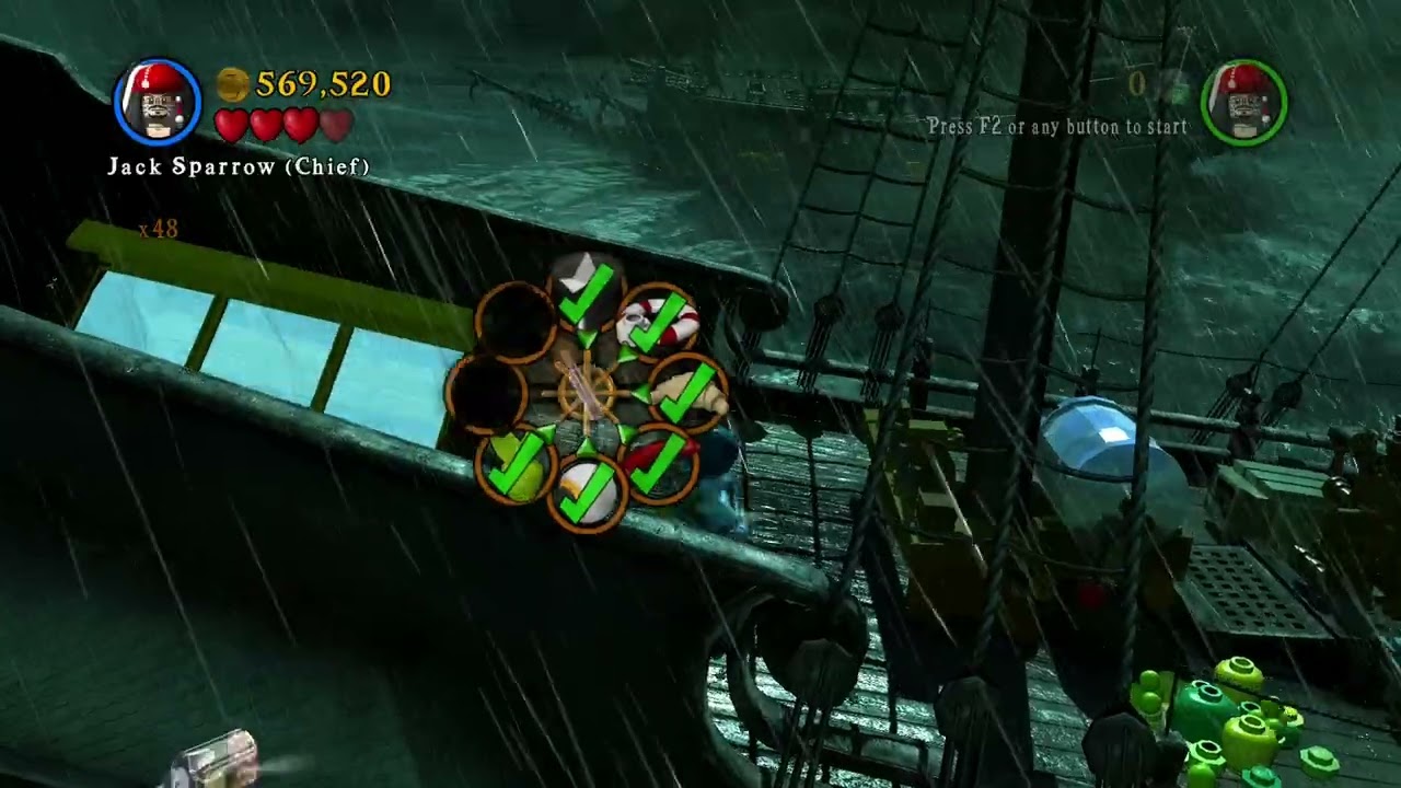 The Maelstrom Free Play - LEGO Pirates of the Caribbean Walkthrough part 19