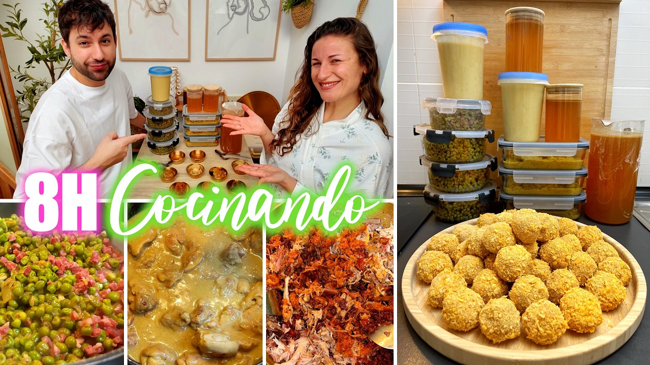 8H SEGUIDAS COCINANDO y me pasa de todo PERO BATO MI PROPIO RECORD y creo un CATERING SHATUNGUERO👩‍🍳