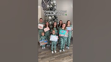 OPENING OUR ADVENT CALENDARS! DAY 10 🎁 #shorts