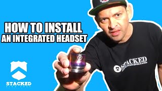How to install or adjust a 1 1/8” integrated bmx headset