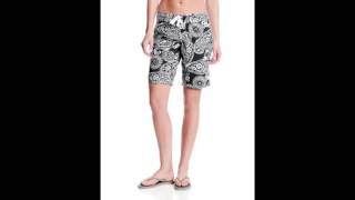 Kanu Surf Womens Lanai Board Shorts Black