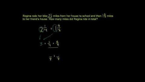 Adding Mixed Numbers Word Problem