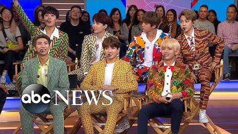 BTS, one of the hottest music groups in the world, speaks out on 