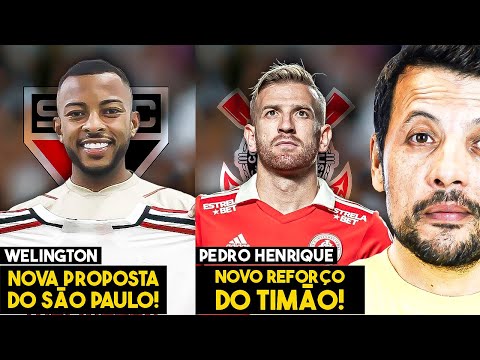 ENTENDA A SITUAÇÃO DE WELINGTON NO SÃO PAULO: FICA OU SAI? CORINTHIANS FECHA COM PEDRO HENRIQUE!