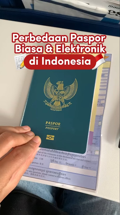 IG : @sri__rosalina #perbedaan #paspor #biasasaja #elektronik #indonesia #info #information