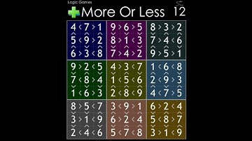 More Or Less Answers [All Levels] ~ 100 Logic Games