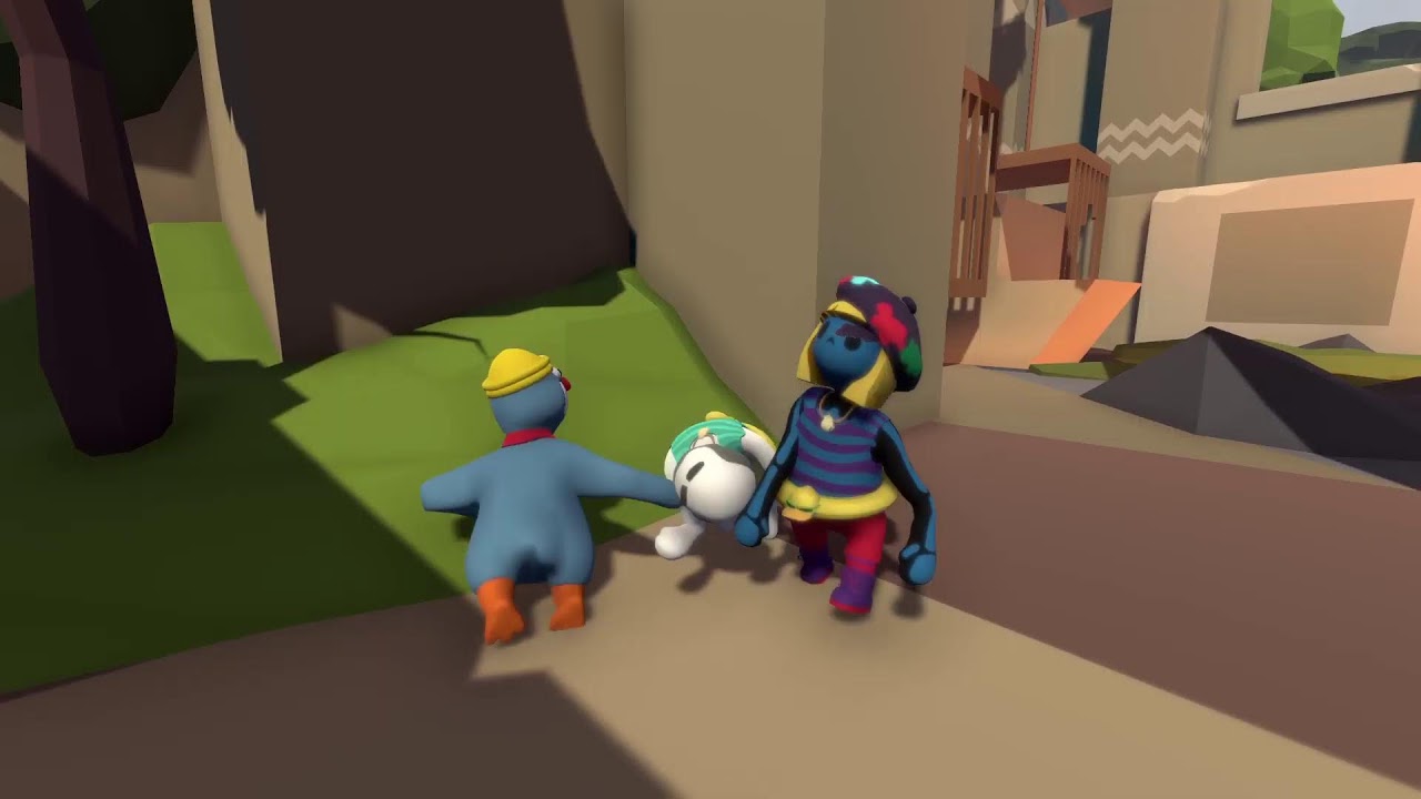 ヒューマンフォールフラット　ねこ&めぐ&まる