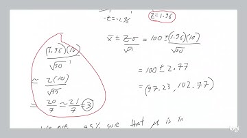Statistics Lecture 8.3: Central Limit Theorem and Confidence Intervals Part 3