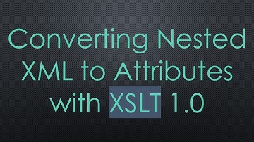 Converting Nested XML to Attributes with XSLT 1.0