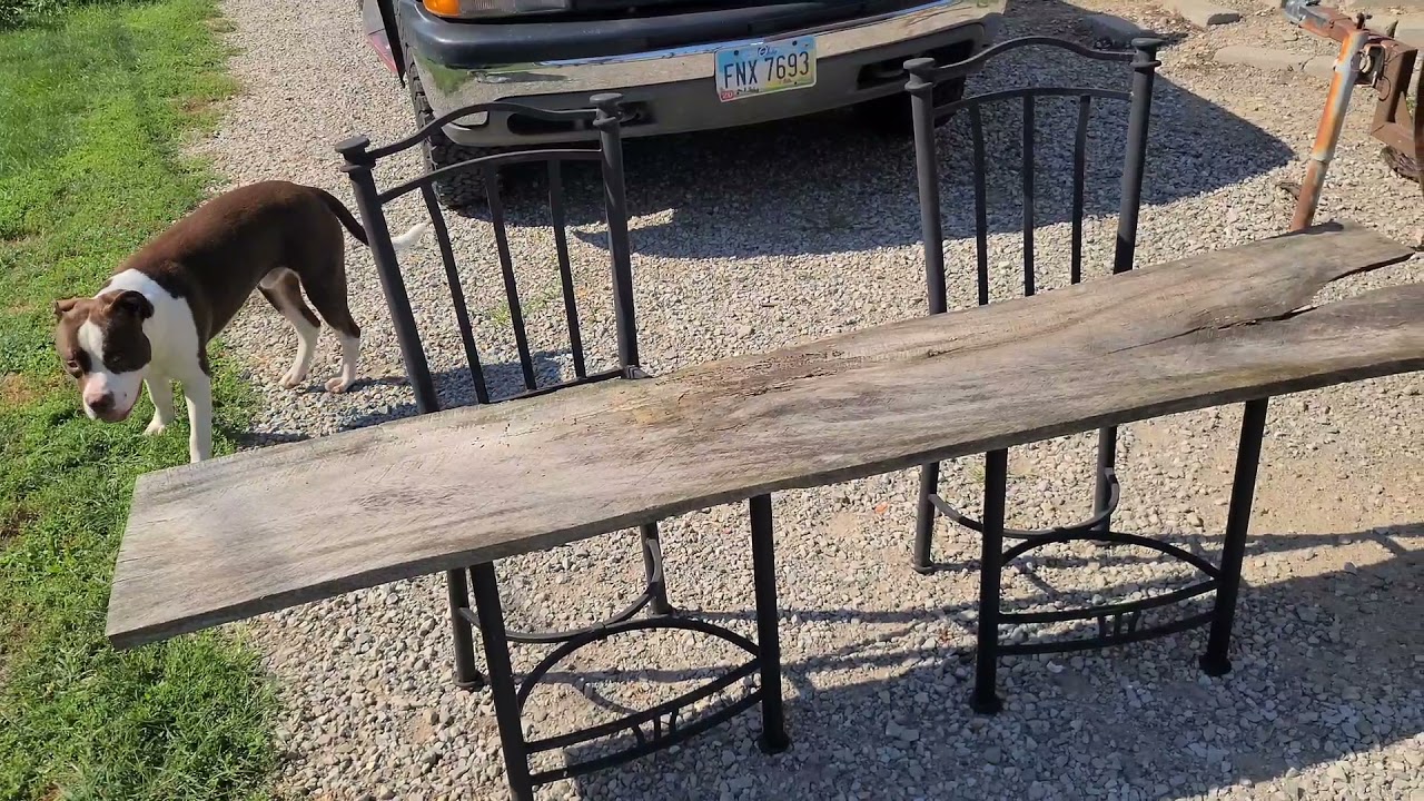 Tablefor2, ☆a 2 Seat Bench We Up-cycled out of Junk!☆