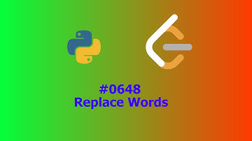 No Sound Leetcode 648: Replace Words