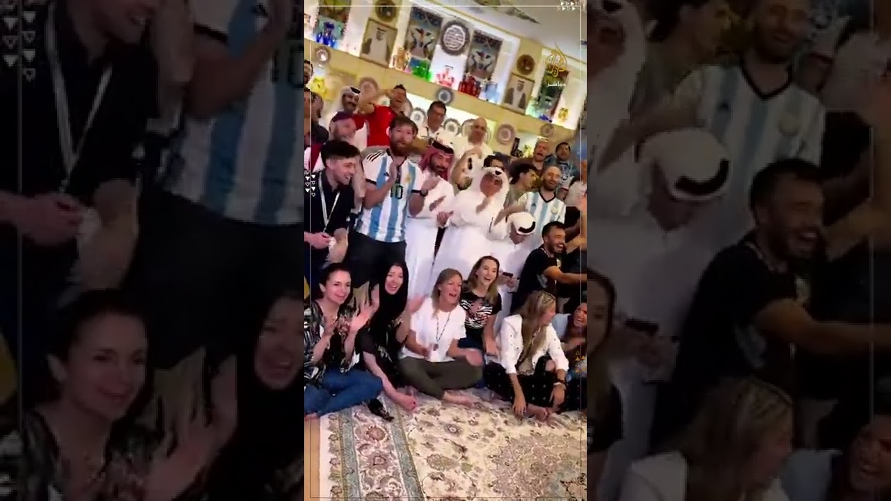 قطري يستضيف مشجعي مونديال قطر2022 في مجلسه الذي يحمل هوية بلاده