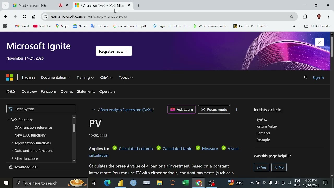 Data Analysis Expressions DAX