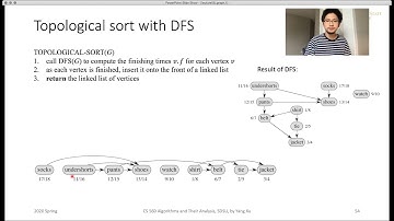 Video 3 for Lecture 8 Graph Algorithms (Part 1 Elementary): Two Applications of DFS