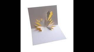 Fireworks Pop Up Card Tutorial - Origamic Architecture