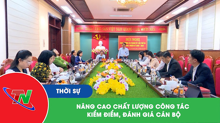 Coông tác đánh giá cán bộ năm 2024