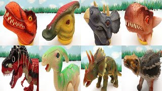 Dinosaur, Dino Eggs, Transformer Eggs In Dinosaur Heads | T-Rex Triceratops 공룡알 공룡 변신 로보트