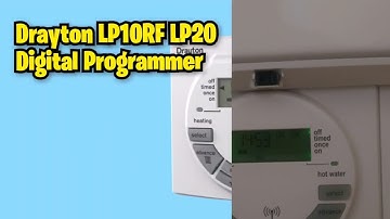 Drayton Worcester LP10RF LP20 DT10RF DT20 Programer set time