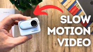 How to shoot a slow motion video on the Insta360 Go3?