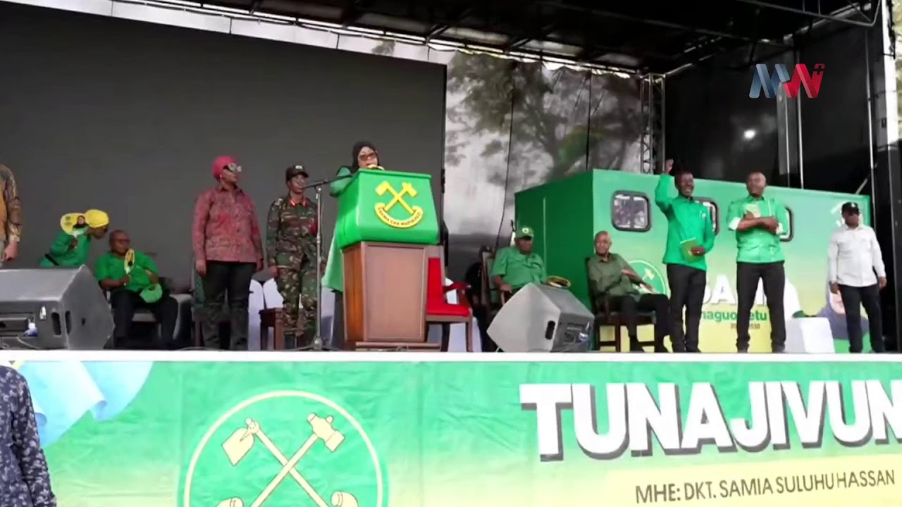 #LIVE: MGOMBEA URAIS CCM, SAMIA SULUHU ANAUWASHA MOTO MUDA HUU USA RIVER