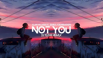DJ Slow Remix !!! Alan Walker x Emma Steinbakken - NOT YOU (Nick Project Remix)