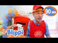 📮 Blippi Becomes a Mailman! | Educational Kids Videos | It&#39;s Blippi at the Post Office!