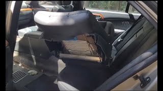 Part 2:  Removing the Seat Mercedes New Leather w220 s430 S500.  Years 2000 to 2006.