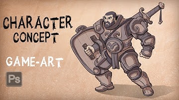 Character Design II Knight Concept II Game Art Tutorial