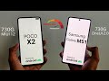 Samsung Galaxy M51 Vs Poco X2 Speed test | Performance | Greekbench | Gaming - Shocking Results