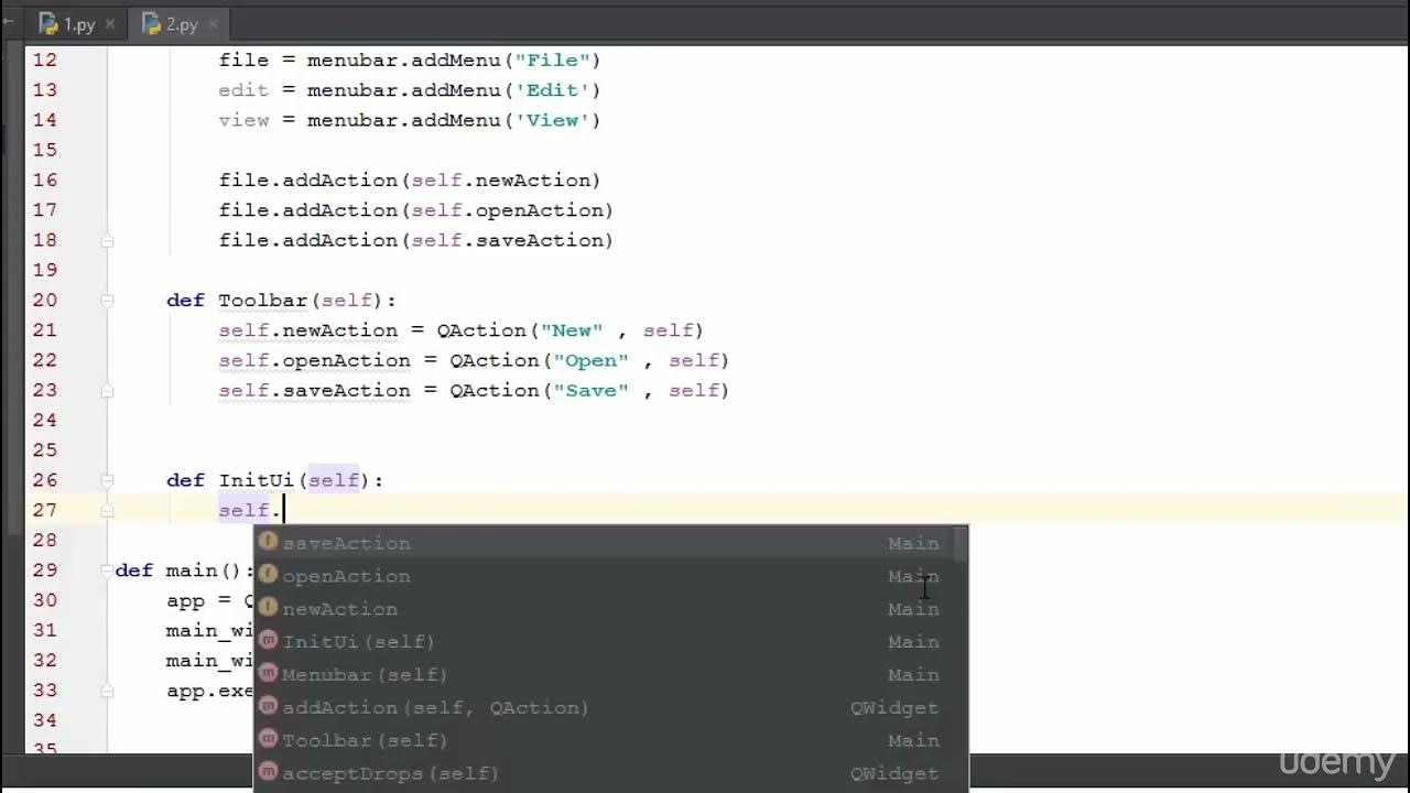 69 PyQT Text Editor Part 2 - YouTube