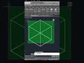 Draw 3D Cube in AutoCAD #autocad #ytshorts #caddcentreporur #substationdesign #autocadblocks .