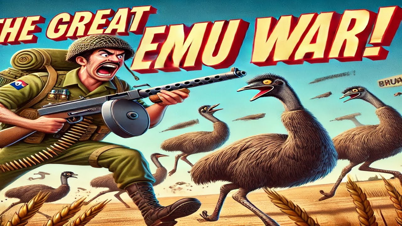 The Great Emu War: Australia’s Strangest Battle Against Birds! - YouTube