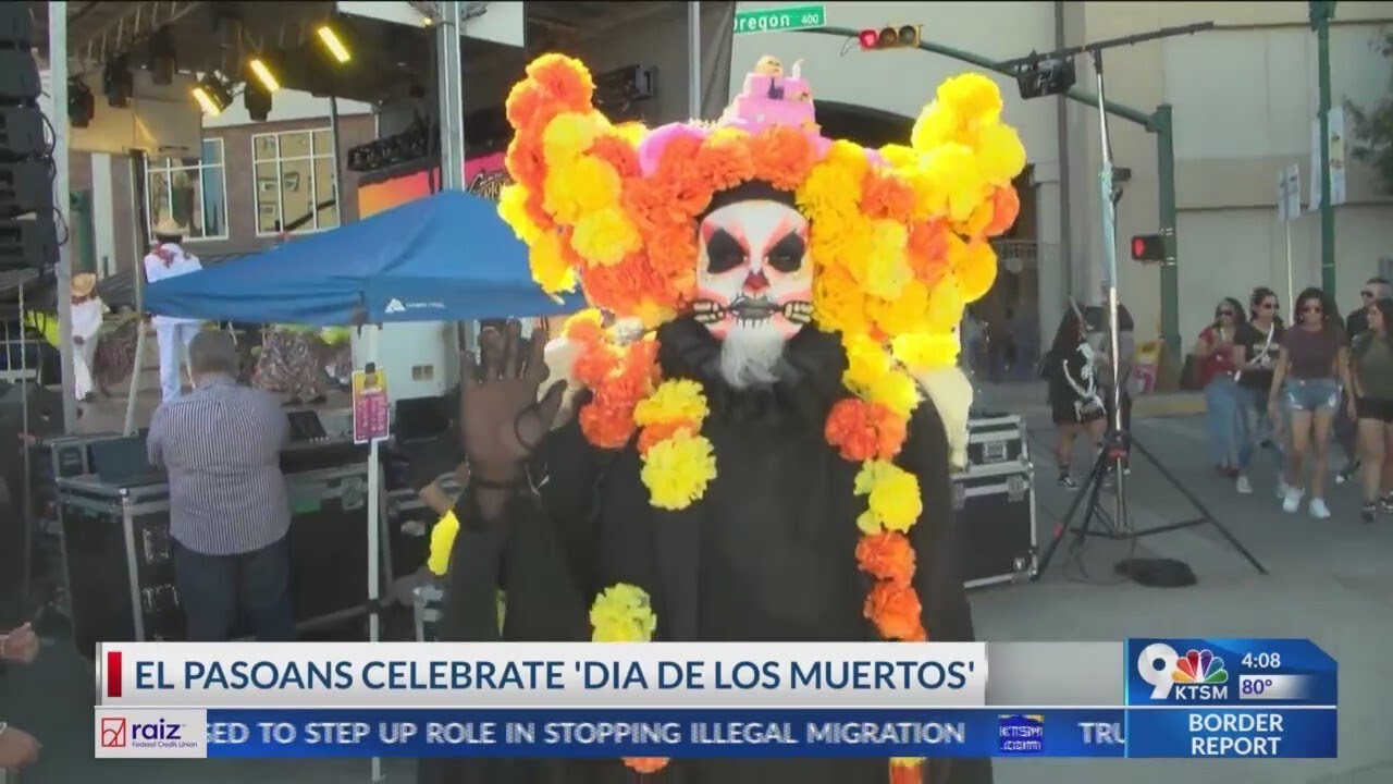 El Paso celebrates Dia de Los Muertos - YouTube