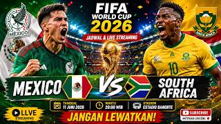 JADWAL SIARAN LANGSUNG MALAM INI - Pertandingan antara Timnas Meksiko dan Timnas Afrika Selatan