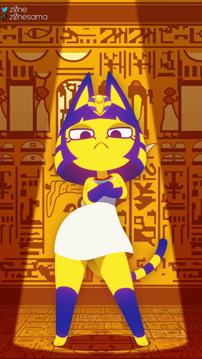 Ankha Zone but she is actually dancing