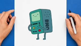 How to Draw BMO from Adventure Time | Easy Step-by-Step Tutorial