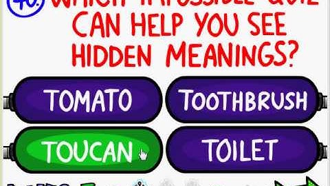 The Impossible Quiz 2: Answers to Questions 1-50!