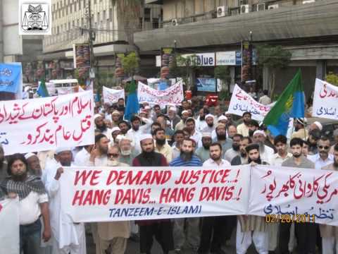 Protests against Raymond Davis (Tanzeem e Islami)