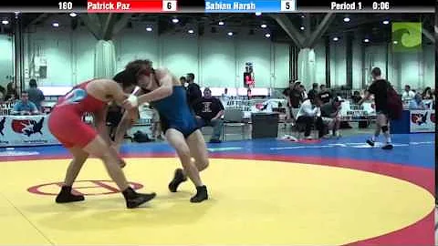 Men 160 - Patrick Paz vs. Sabian Harsh