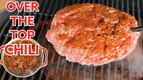 Over the Top Texas Smoked Chili - My Favorite Chili Recipe on the Kamado Joe