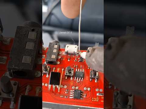 How to Replace a Micro USB Charging Port#MicroUSBRepair #ChargingPort #DIYElectronics #Soldering