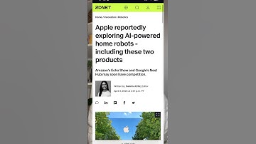 Apple is reportedly working on two AI-powered robots for your home