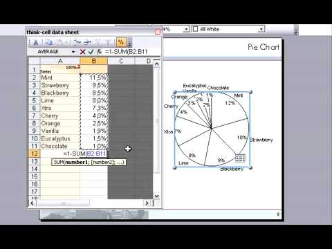 Pie chart thinkcell