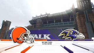 Madden NFL 26 - Cleveland Browns (3-11) Vs Baltimore Ravens (7-7) PS5 Week 16 (Madden 27 Rosters)