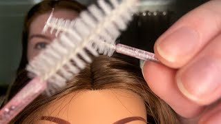 ASMR Styling Your Hair with Miscellaneous Items
