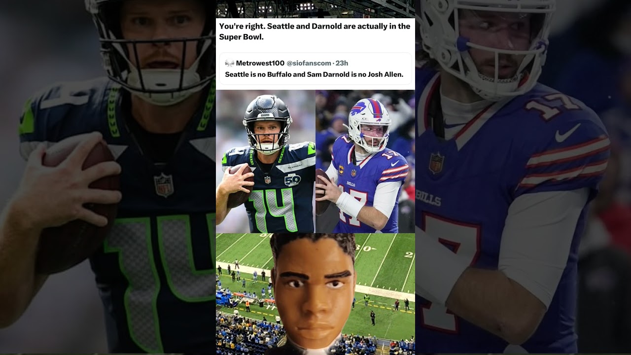 Sam Darnold and the Seahawks are in the Super Bowl though 🤣