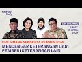 Live sidang sengketa pilpres 2024 mendengarkan keterangan 4 menteri jokowi  narasi daily