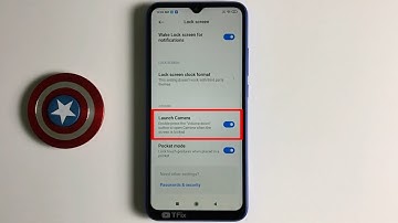 Double press the "Volume down" button to open camera when the screen is locked Redmi 9A Android 10