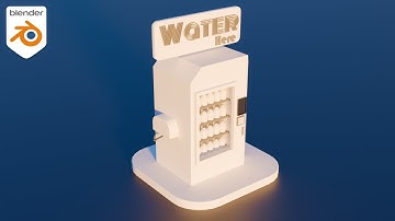 Vending Machine - Blender 3D | Part 1 - Modeling