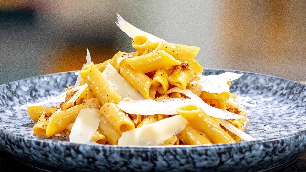 Paste din naut carbonara (Chickpeas Pasta Carbonara Recipe) YouTube